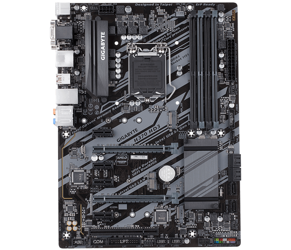 Gigabyte H370 HD3 - Motherboard Specifications On MotherboardDB